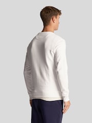 Lyle & Scott White Crew Neck Sweatshirt - Image 3 of 5