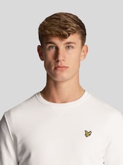 Lyle & Scott White Crew Neck Sweatshirt - Image 4 of 5