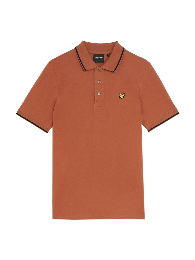 Lyle & Scott Ombre Blue Tipped Polo Shirt - Image 1 of 1