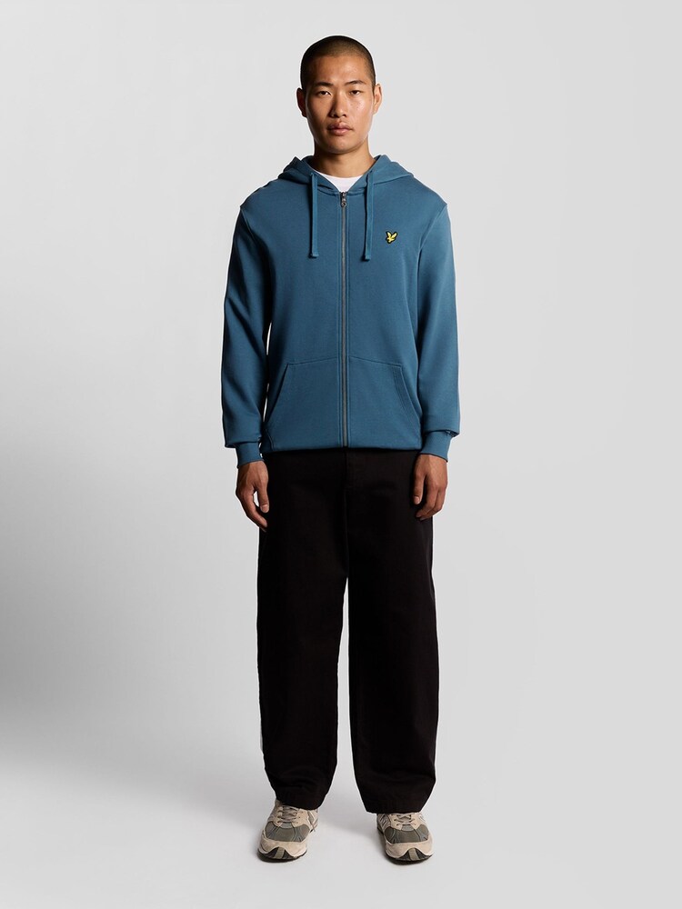 Lyle & Scott Blue Zip Through Hoodie - Image 2 of 6