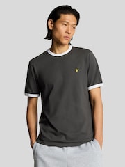 Lyle & Scott Grey Ringer T-Shirt - Image 1 of 4