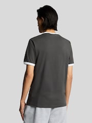 Lyle & Scott Grey Ringer T-Shirt - Image 3 of 4