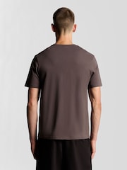 Lyle & Scott Brown Crew Neck Cotton T-Shirt - Image 2 of 6