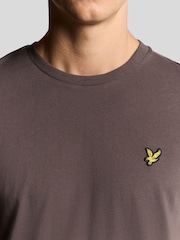 Lyle & Scott Brown Crew Neck Cotton T-Shirt - Image 4 of 6