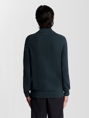 Lyle & Scott Green Military Cardigan - Image 4 of 6