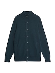 Lyle & Scott Green Military Cardigan - Image 5 of 6