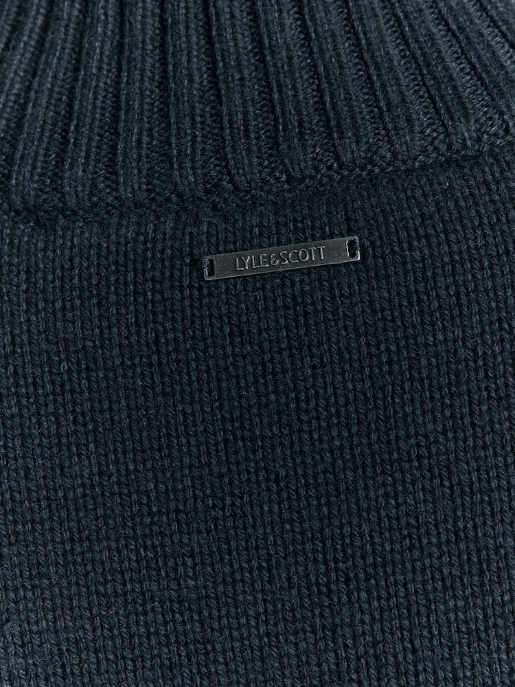 Lyle & Scott Green Military Cardigan - Image 6 of 6