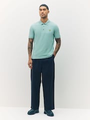 Lyle & Scott Light Green Classic Polo Shirt - Image 3 of 5