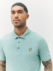 Lyle & Scott Light Green Classic Polo Shirt - Image 4 of 5
