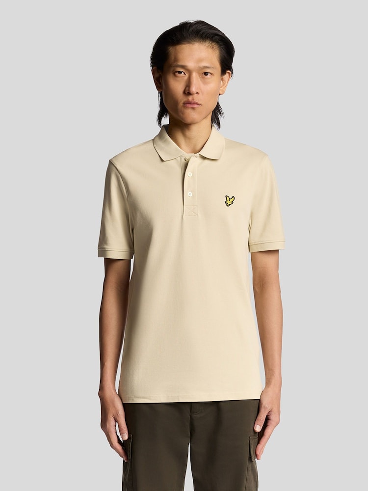 Lyle & Scott Grey Plain Polo Shirt - Image 1 of 6