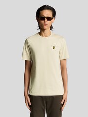 Lyle & Scott Natural Plain T-Shirt - Image 1 of 6
