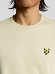 Lyle & Scott Natural Plain T-Shirt - Image 3 of 6