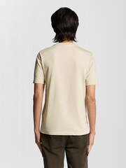 Lyle & Scott Natural Plain T-Shirt - Image 4 of 6