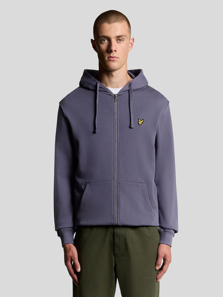 Lyle & Scott Grey Zip Through Hoodie - Image 1 of 6
