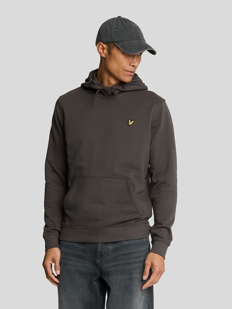 Lyle & Scott Grey Pullover Hoodie - Image 1 of 5