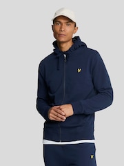 Lyle & Scott Blue Zip Through Hoodie - Image 1 of 5