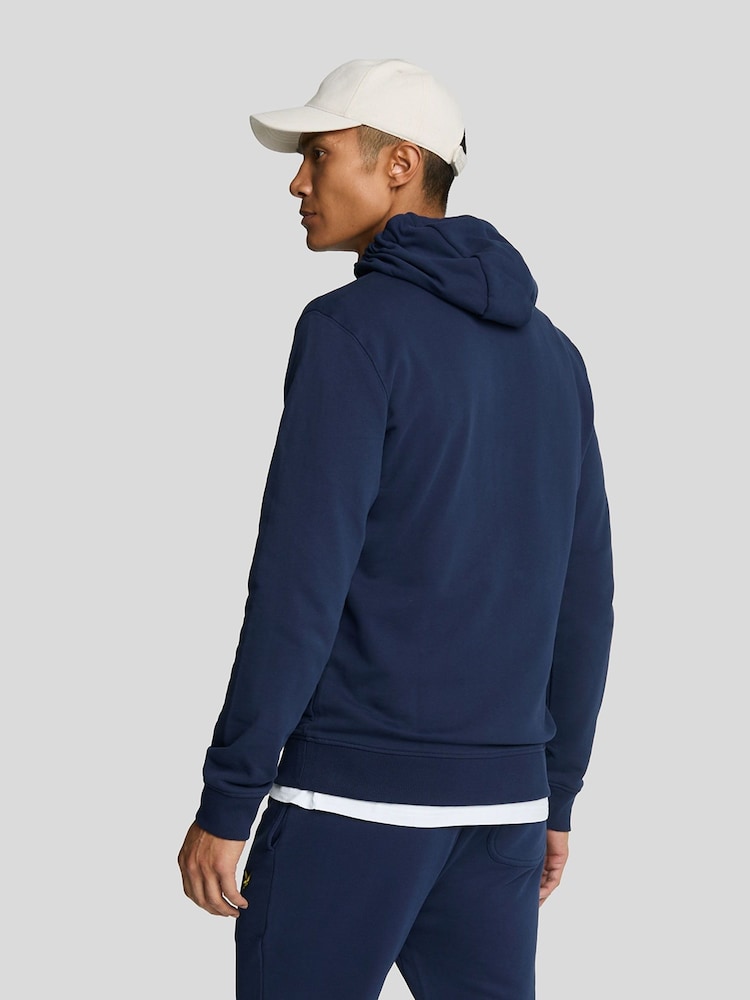 Lyle & Scott Blue Zip Through Hoodie - Image 2 of 5