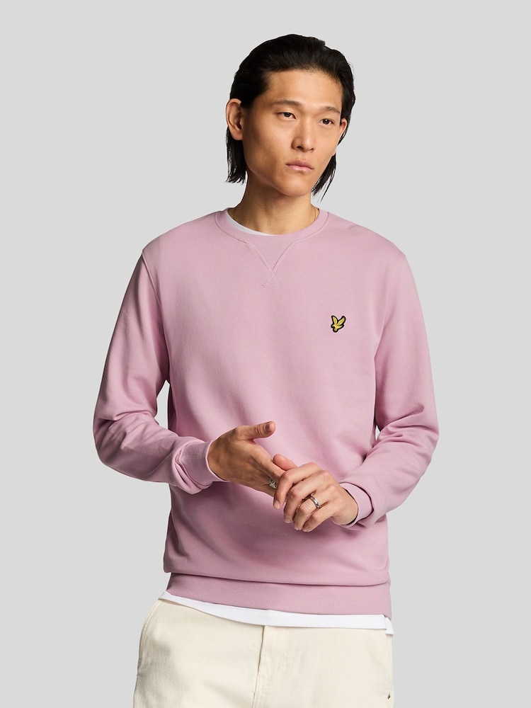Lyle & Scott Pink Crew Neck Sweatshirt - Image 1 of 4