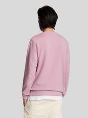Lyle & Scott Pink Crew Neck Sweatshirt - Image 3 of 4