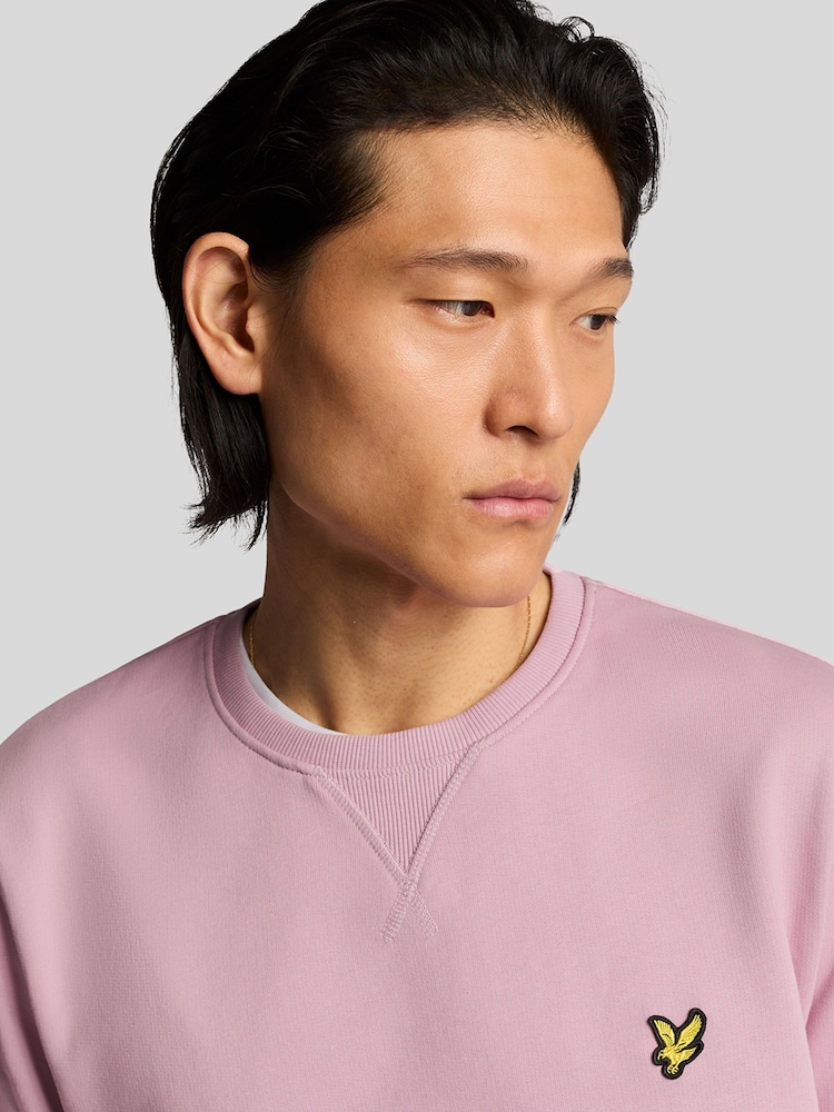 Lyle & Scott Pink Crew Neck Sweatshirt - Image 4 of 4