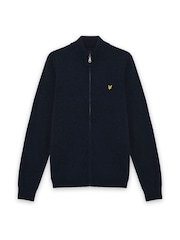Lyle & Scott Lambswool Blend Zip Through Cardigan - Bild 5 von 5