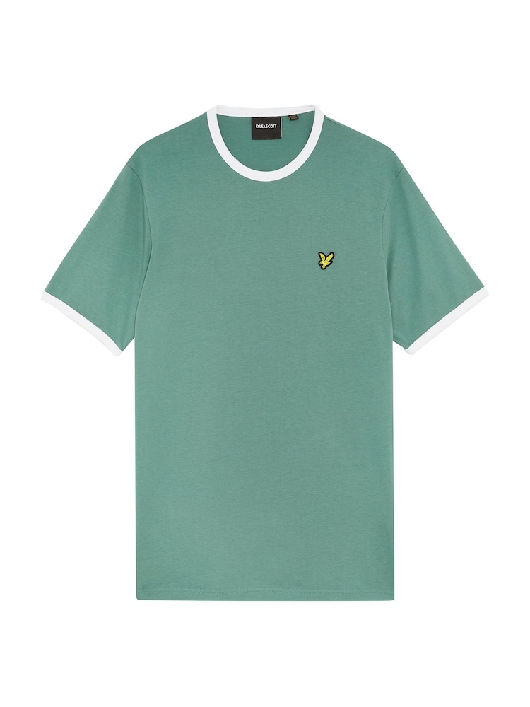 Lyle & Scott Green Ringer T-Shirt - Image 3 of 3 Lyle & Scott Green Ringer T-Shirt - Image 3 of 3