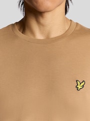 Lyle & Scott Brown Crew Neck Cotton T-Shirt - Image 4 of 5