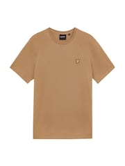Lyle & Scott Brown Crew Neck Cotton T-Shirt - Image 5 of 5