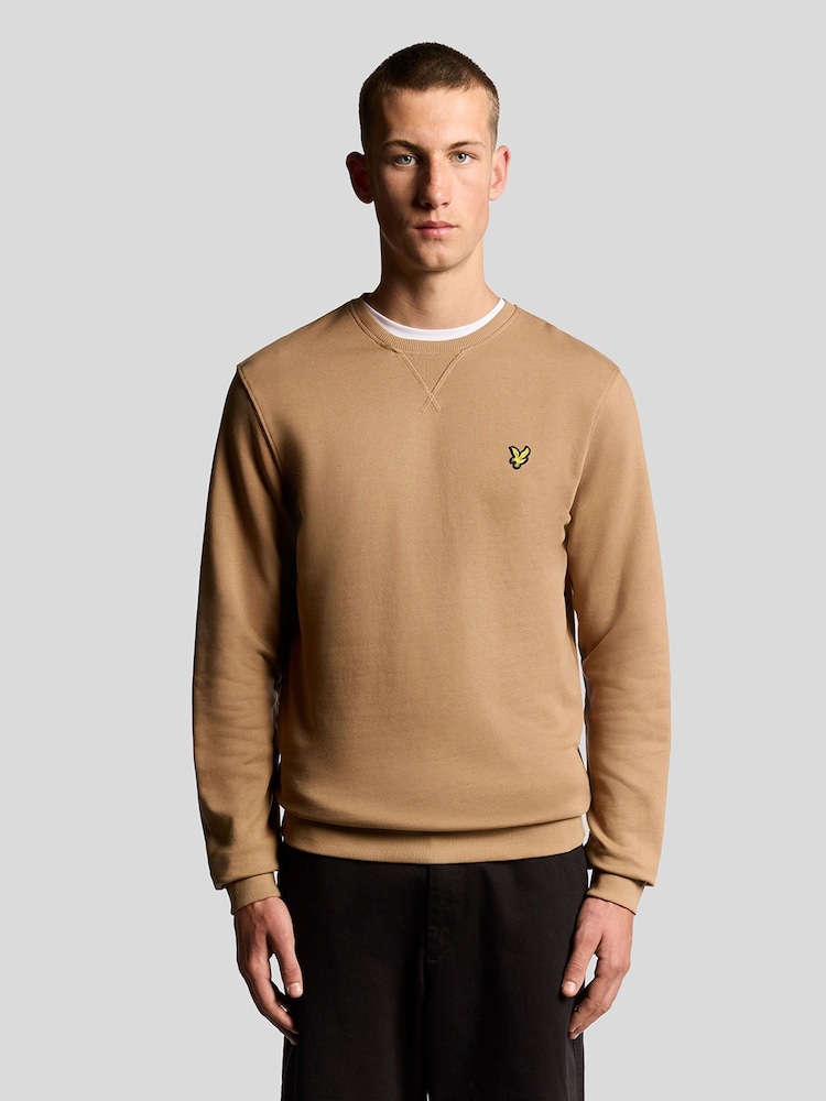 Lyle & Scott Brown Crew Neck Sweatshirt - Image 1 of 5