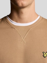 Lyle & Scott Brown Crew Neck Sweatshirt - Image 4 of 5