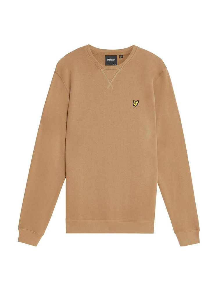 Lyle & Scott Brown Crew Neck Sweatshirt - Image 5 of 5