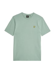 Verde menta - Camiseta de algodón con cuello redondo de Lyle & Scott - Imagen 5 de 6