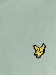 Verde menta - Camiseta de algodón con cuello redondo de Lyle & Scott - Imagen 6 de 6