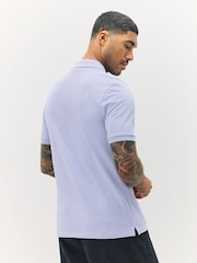 Lyle & Scott Purple Classic Polo Shirt - Image 2 of 5