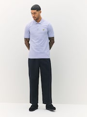 Lyle & Scott Purple Classic Polo Shirt - Image 3 of 5