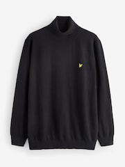 Suéter de gola alta de algodão merino Lyle & Scott - Imagem 1 de 1