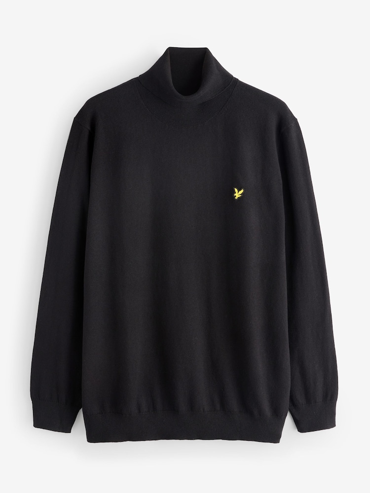Suéter de gola alta de algodão merino Lyle & Scott - Imagem 1 de 1