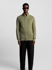 Lyle & Scott Green Military Cardigan - Image 2 of 6