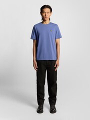 Lyle & Scott Blue Plain T-Shirt - Image 2 of 5