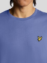 Lyle & Scott Blue Plain T-Shirt - Image 3 of 5