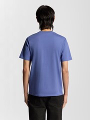 Lyle & Scott Blue Plain T-Shirt - Image 4 of 5