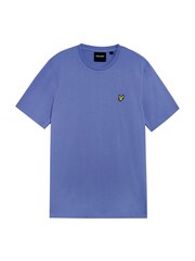 Lyle & Scott Blue Plain T-Shirt - Image 5 of 5