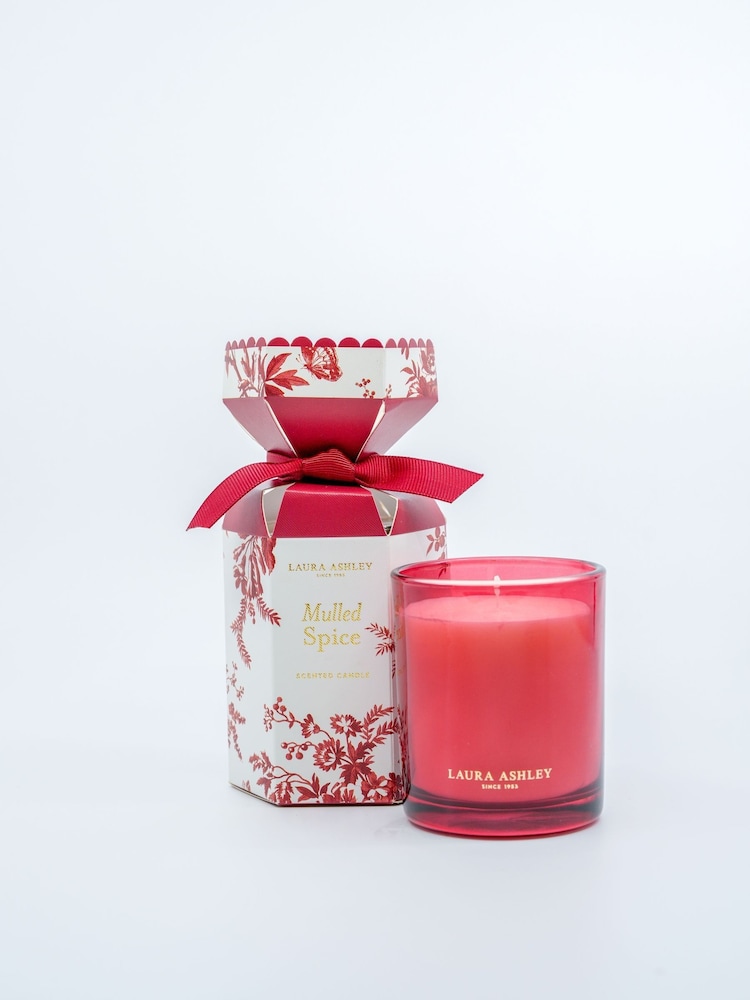 Laura Ashley Mulled Spice Scented Boxed Christmas Candles - Image 4 of 4