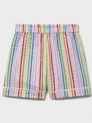 Crew Clothing Company Stripe Seersucker Stripe 100% Cotton Shorts - Slika 2 iz 3