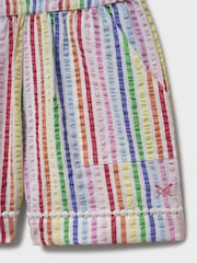 Crew Clothing Company Stripe Seersucker Stripe 100% Cotton Shorts - Slika 3 iz 3