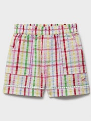 Pantalones cortos a cuadros de algodón 100% de Crew Clothing Company - Imagen 1 de 3