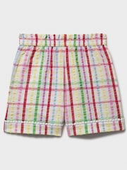 Pantalones cortos a cuadros de algodón 100% de Crew Clothing Company - Imagen 2 de 3