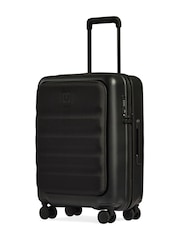 Antler Black Icon Stripe Pocket Cabin Luggage - Image 2 of 7