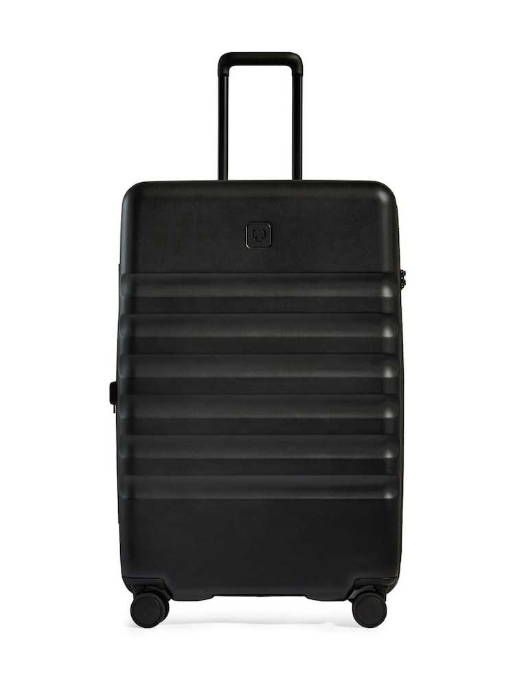 Antler Icon Stripe 78cm Large Black Luggage - Imagen 1 de 5