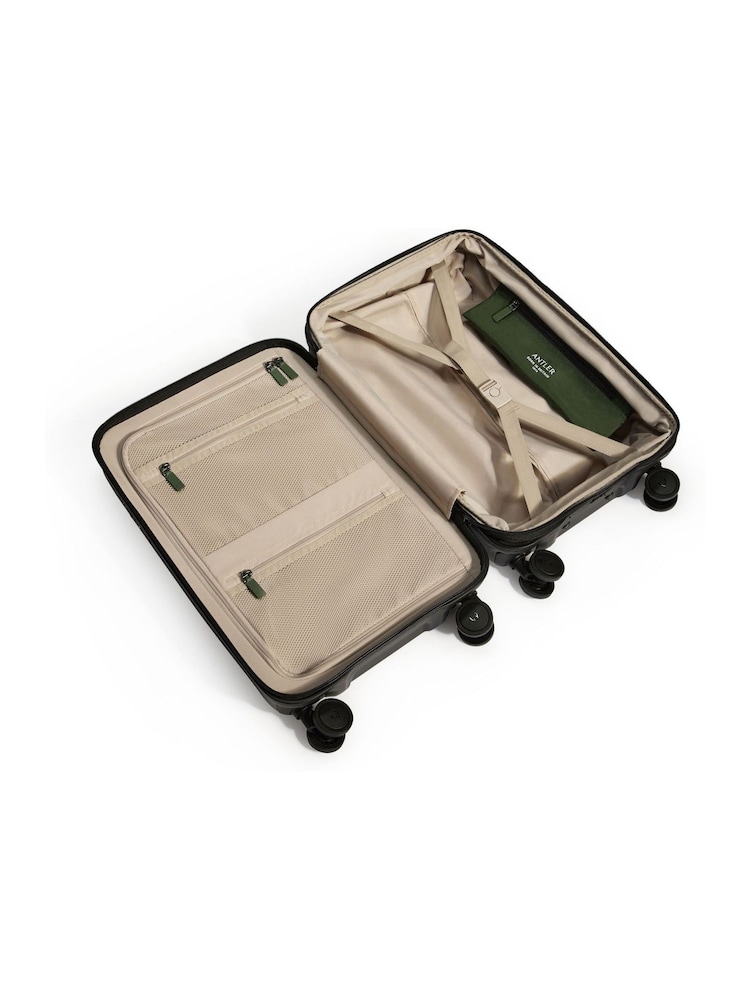 Antler Icon Stripe Expandable Cabin Black Luggage - Imagen 2 de 6